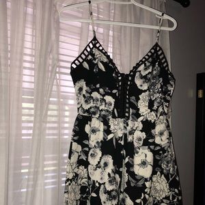 Charlotte Russe Floral Romper Size M